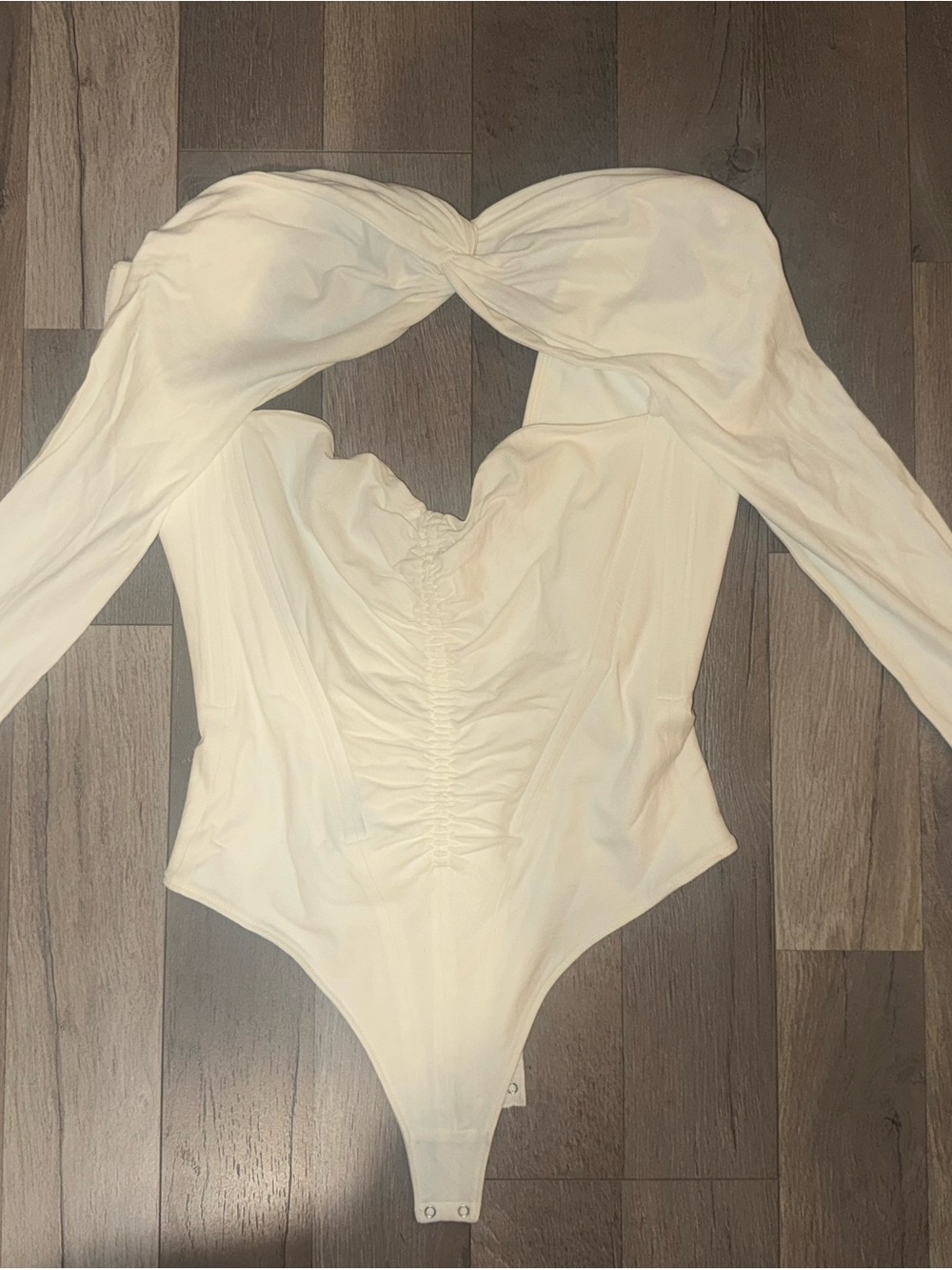 ALEXANDER WANG corset body suit blouse
